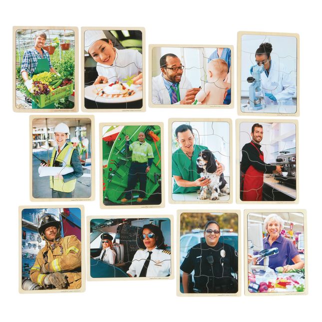 Career Puzzles Set of 12