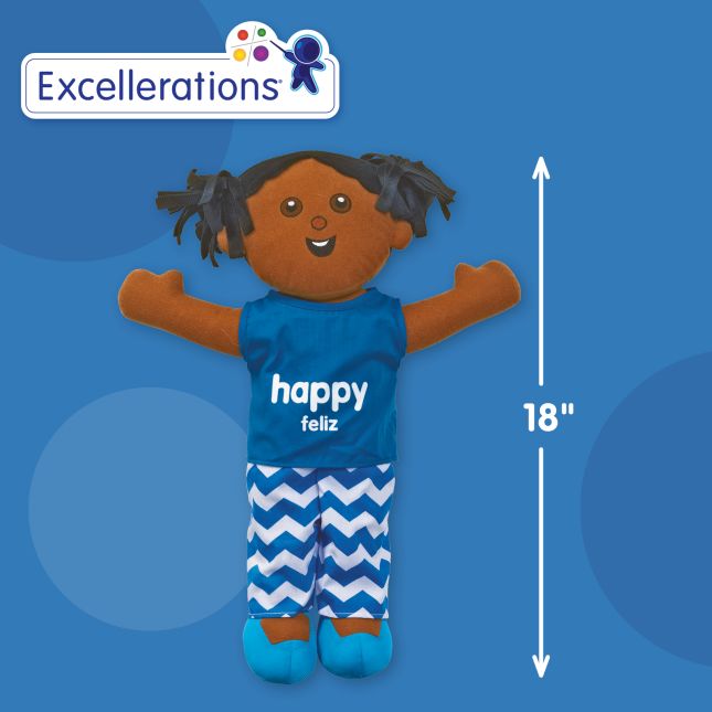 Excellerations® Bilingual Emotions Dolls for Classrooms