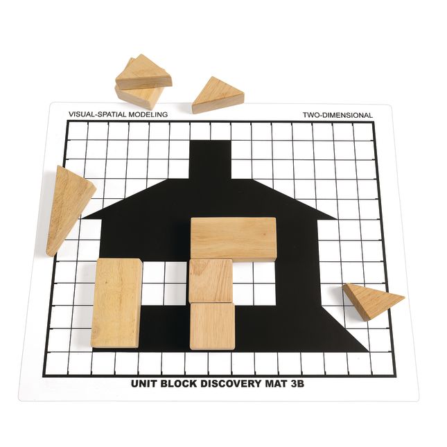 Excellerations® Unit Block Discovery Mats - Set of 6