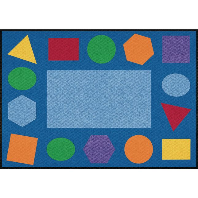 Geometric Shapes Carpet - 5'10