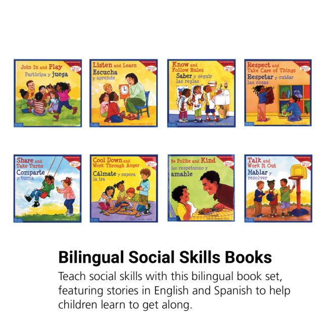 Learn to Get Along Bilingual Book Set of 8