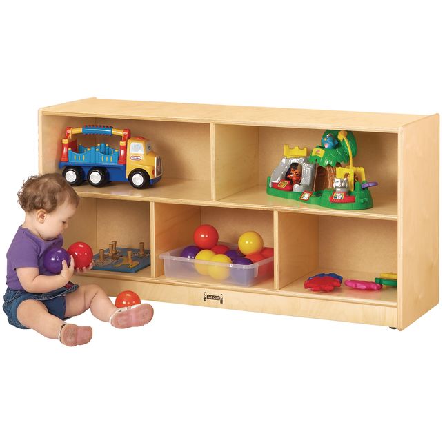 Toddler Mobile Shelving Unit - 1 shelf