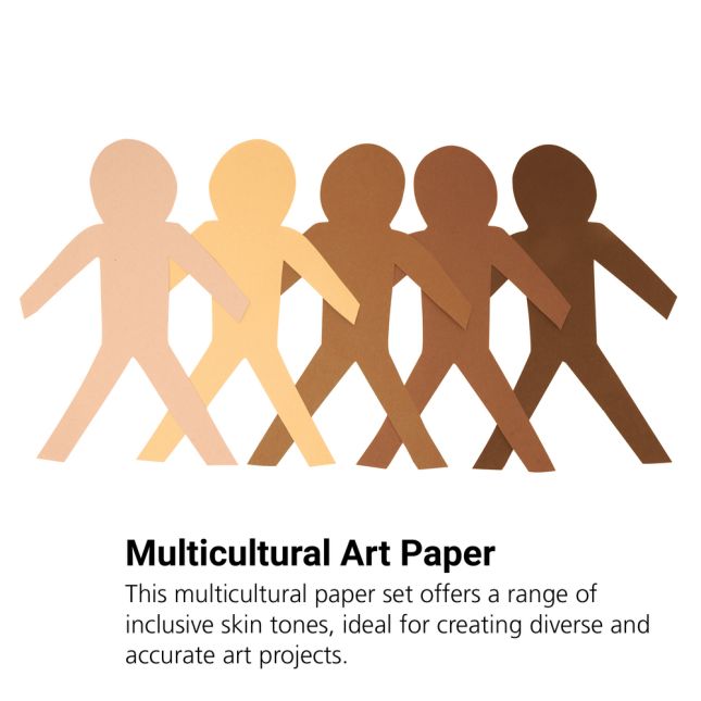 World Colors Multicultural Paper, 12" x 18" - 50 Sheets