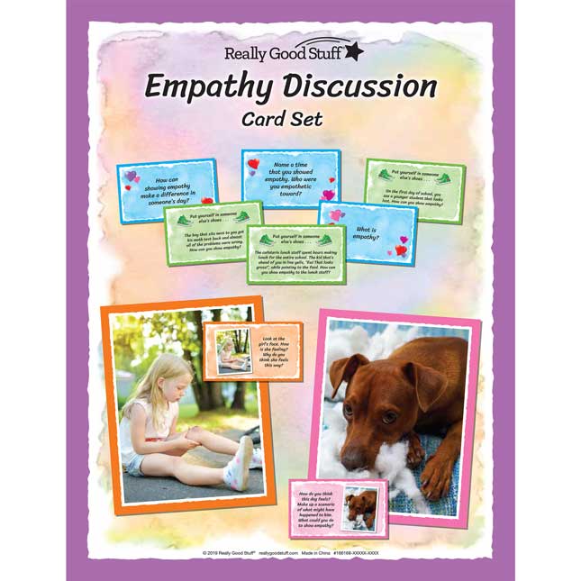 Really Good Stuff® Interactive Social-Emotional Discussion Cards and Activities - 1 multi-item kit_2