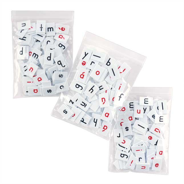 Really Good Stuff® Spanish EZread™ Letter Tiles - 1 Storage Case, 285 Letter Tiles