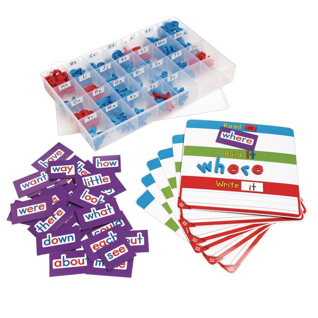 Magnetic Read, Build, And Write Boards, Letters and