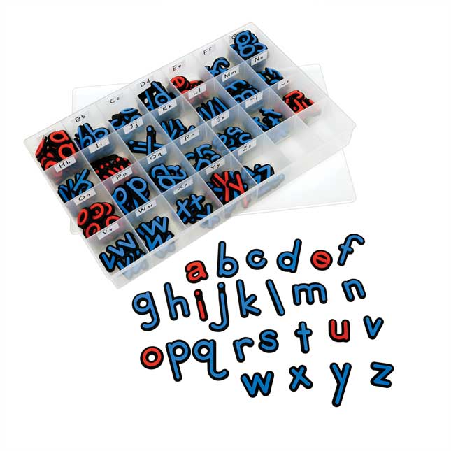 Really Good Stuff® EZread Soft Touch™ Jumbo, Foam, Color-Coded Magnetic  Lowercase Letters