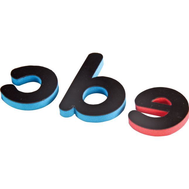 Really Good Stuff® EZread Soft Touch™ Jumbo, Foam, Color-Coded Magnetic  Lowercase Letters