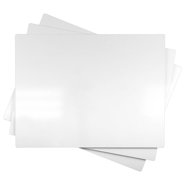 18" x 24" Single-Sided Non-Magnetic Dry Erase Board - Set of 3