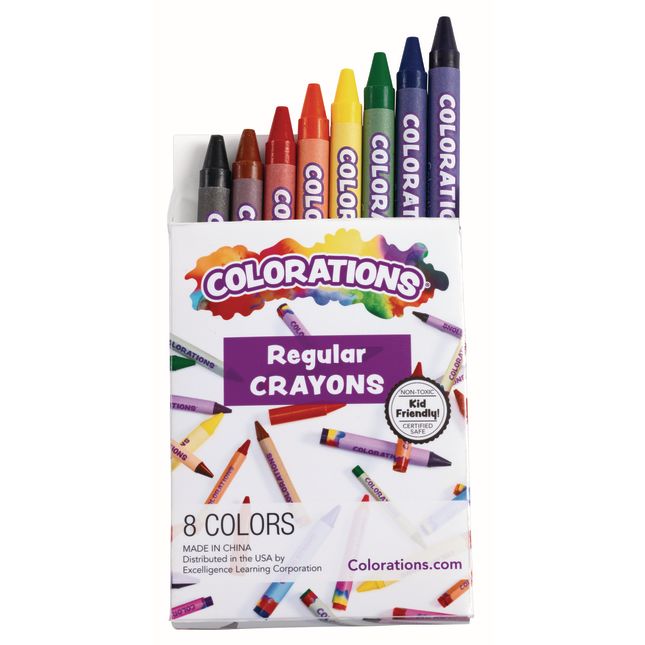 Colorations® Regular Crayons - Set of 8