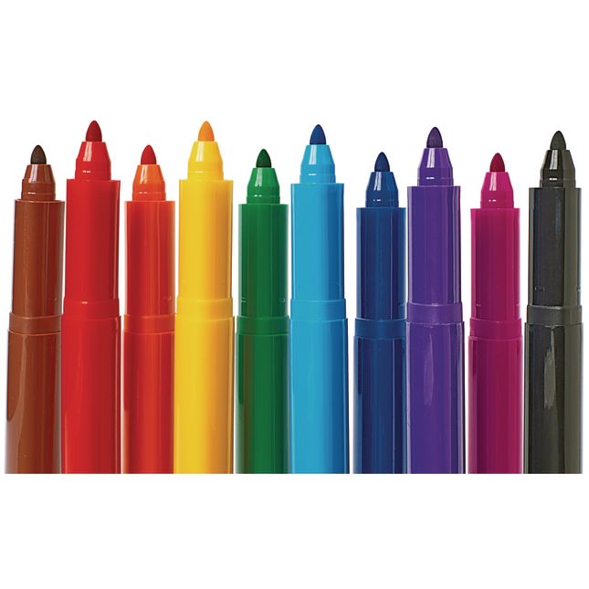 Colorations® Washable Triangular Markers Classroom Value Pack - Set of 100