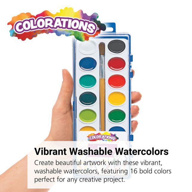 Colorations® Washable Watercolors - 16 Colors_1