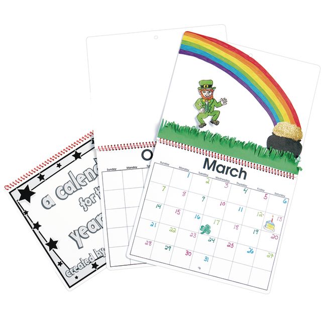 Colorations® Create-A-Calendar - Set of 12