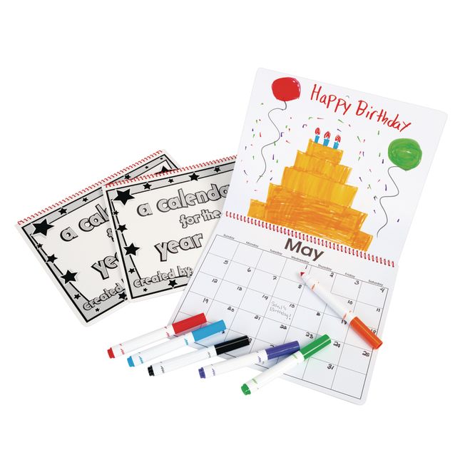 Colorations® Create-A-Calendar - Set of 12