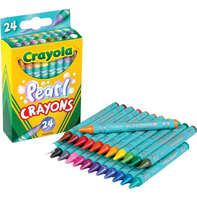 Crayola Neon, Metallic and Pearl Crayons