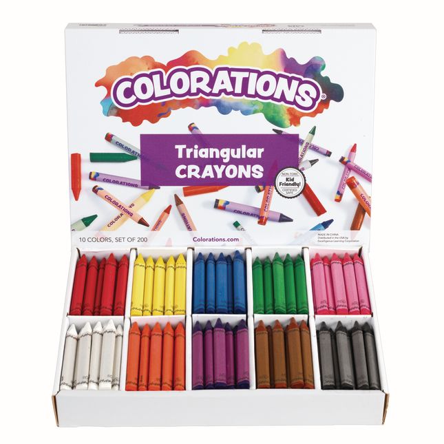 Colorations® Large Triangular Crayons Value Pack - Set