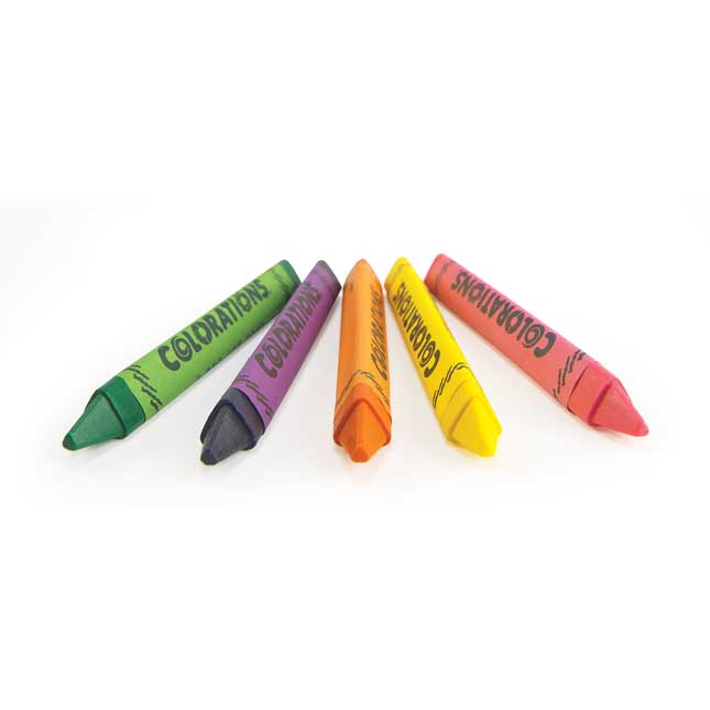 Colorations® Large Crayons, 16 Colors, Value Pack - Set of 400