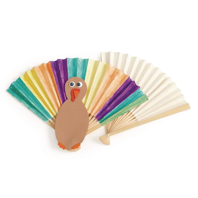 Colorations® Fantastic Blank Paper Fans - Set of 12