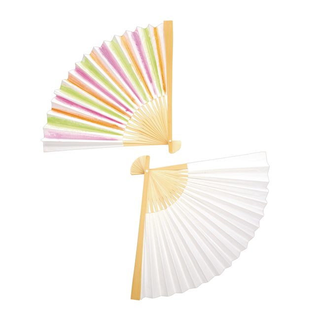 Colorations® Fantastic Blank Paper Fans - Set of 12