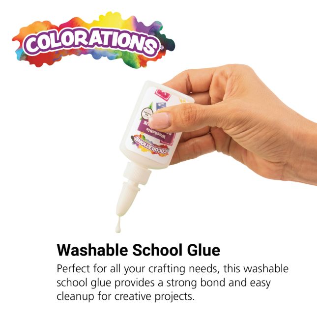 Colorations® Washable School Glue (1.25 oz.) - Set of 12