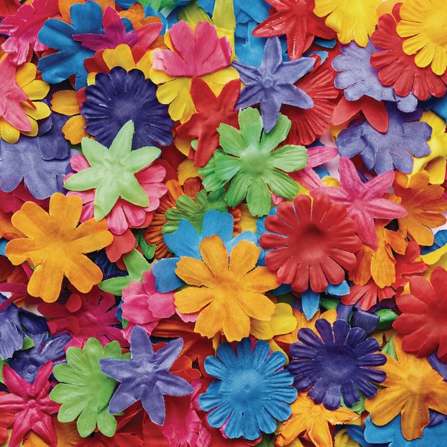 Colorations® Colorful Fabric Flowers 300 Pieces