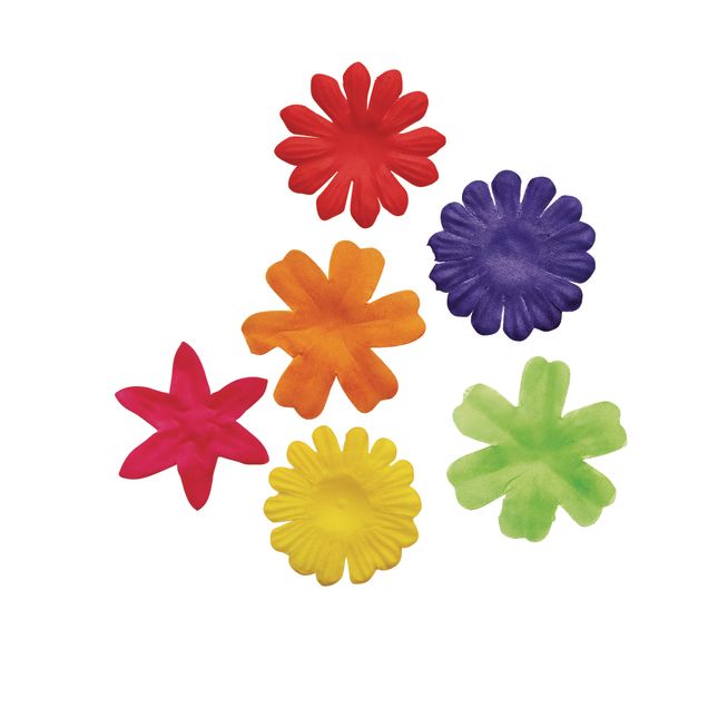 Colorations® Colorful Fabric Flowers 300 Pieces