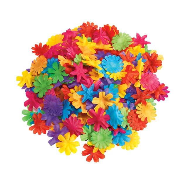 Colorations® Colorful Fabric Flowers 300 Pieces