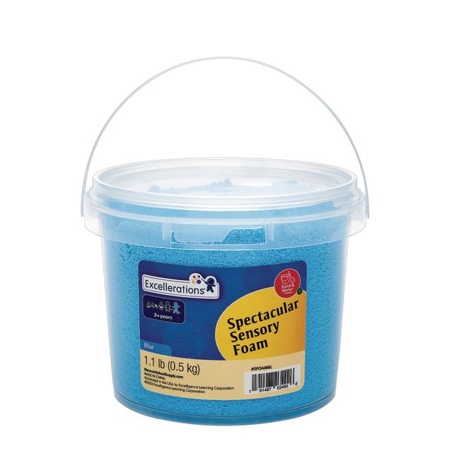 Excellerations® Spectacular Sensory Foam - Set of 5 Tubs, 5.5 lbs.