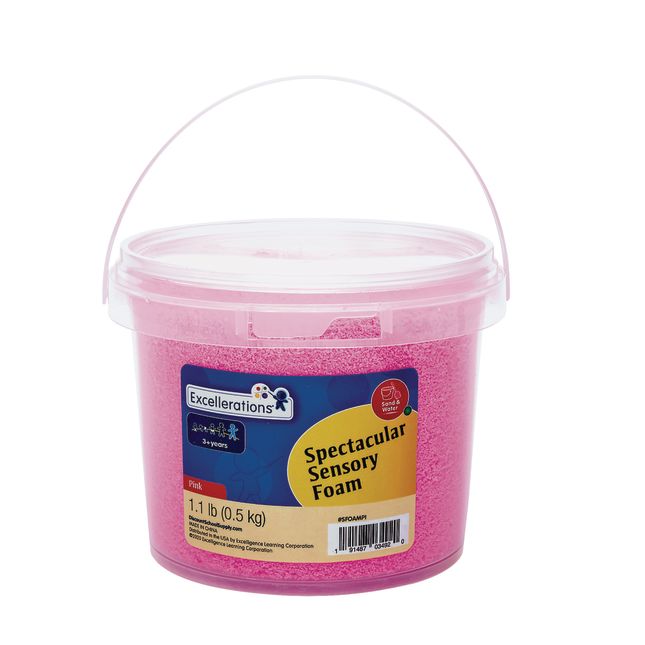 Excellerations® Spectacular Sensory Foam - Set of 5 Tubs, 5.5 lbs.