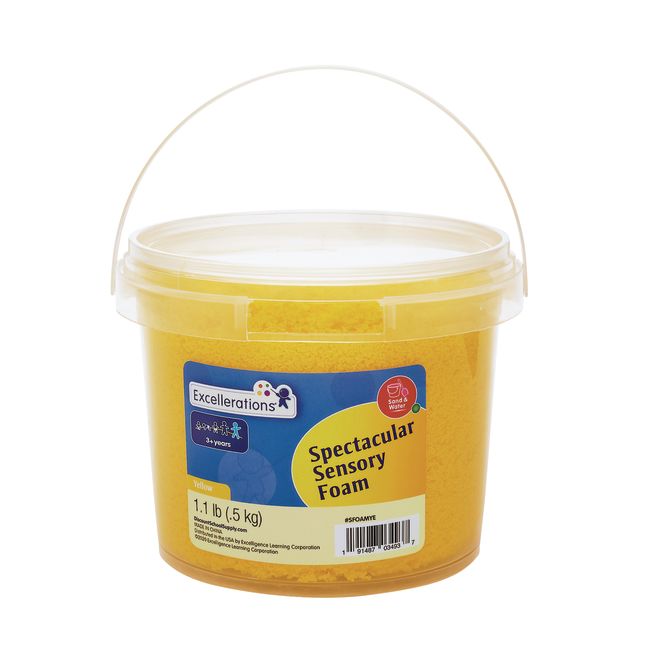 Excellerations® Spectacular Sensory Foam - Set of 5 Tubs, 5.5 lbs.