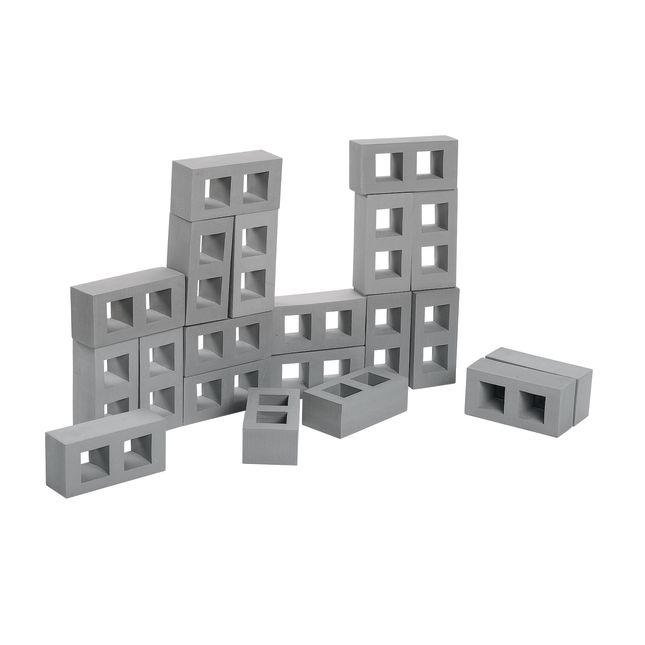 Excellerations® Masonry Foam Floor Blocks - Set of 20
