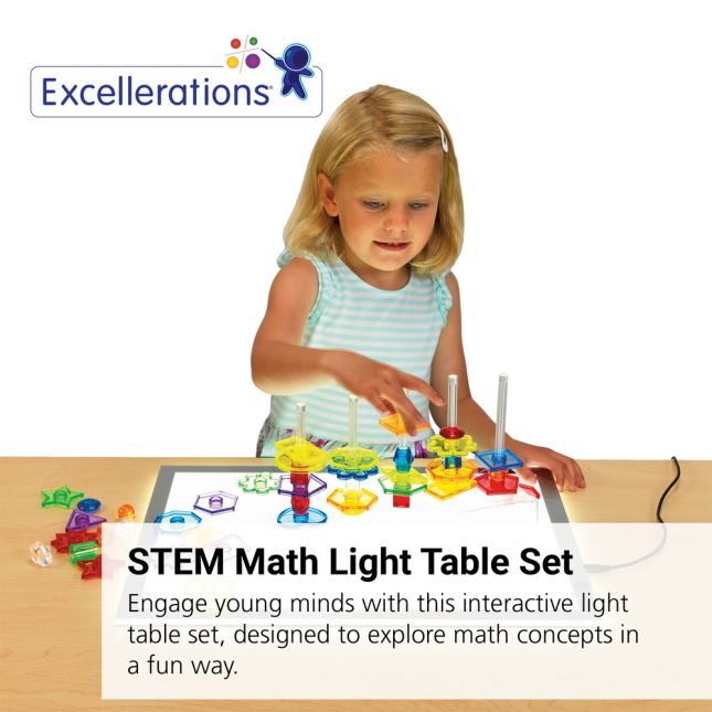 Excellerations® STEM Math Light Table Activity Set_1