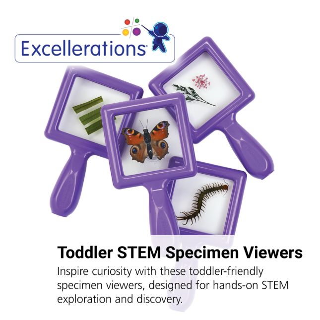 Excellerations® earlySTEM™ Toddler Specimen Viewers Set of 4