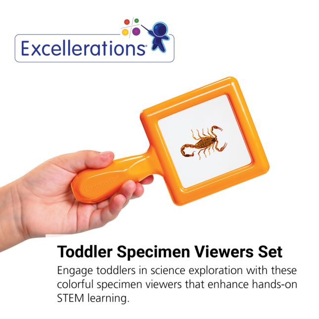 Excellerations® earlySTEM™ Toddler Specimen Viewers - Set of 4