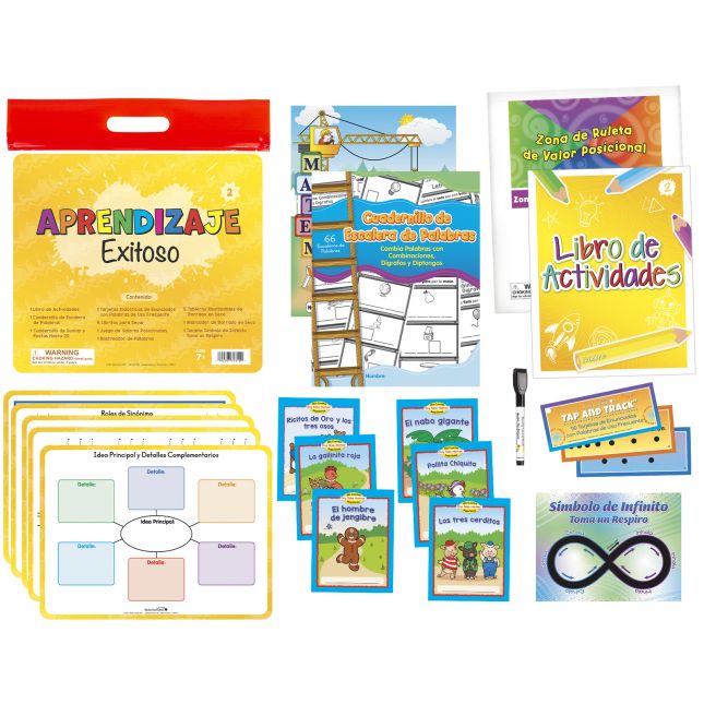 Aprendizaje Exitoso: Segundo Grado - Lectura y Matemáticas (Spanish Learning Success: Grade 2 – Reading, Math, and SEL)_0