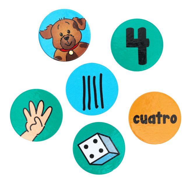 Spanish Fence the Puppies - Subitizing Numeracy Center Grades PreK-K (Centro de Aritmetica - Juego de Enumeracion)