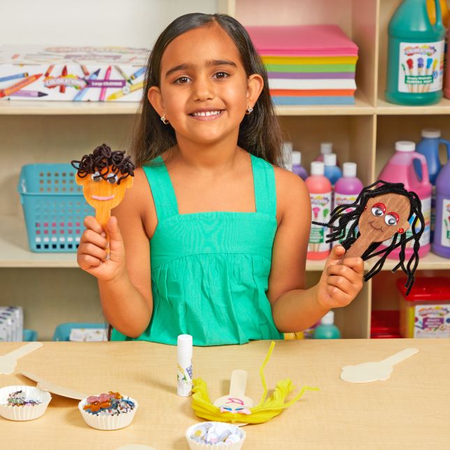 Colorations® Craft Stick Faces - Set of 20
