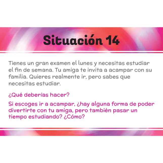 Spanish Social Skills Discussion Cards (Tarjetas de conversacion acerca de las habilidades Sociales) - 20 Cards_4