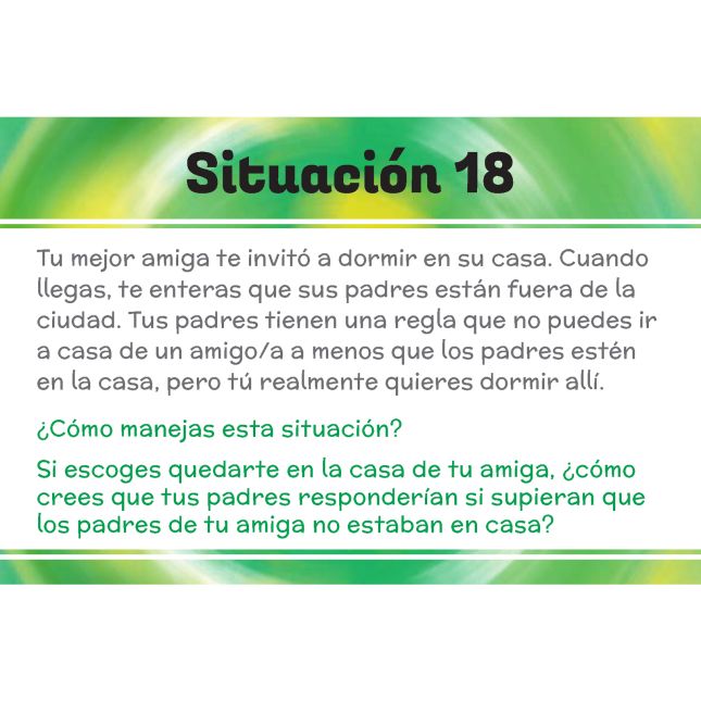 Spanish Social Skills Discussion Cards (Tarjetas de conversacion acerca de las habilidades Sociales) - 20 Cards