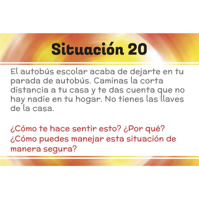 Spanish Social Skills Discussion Cards (Tarjetas de conversacion acerca de las habilidades Sociales) - 20 Cards