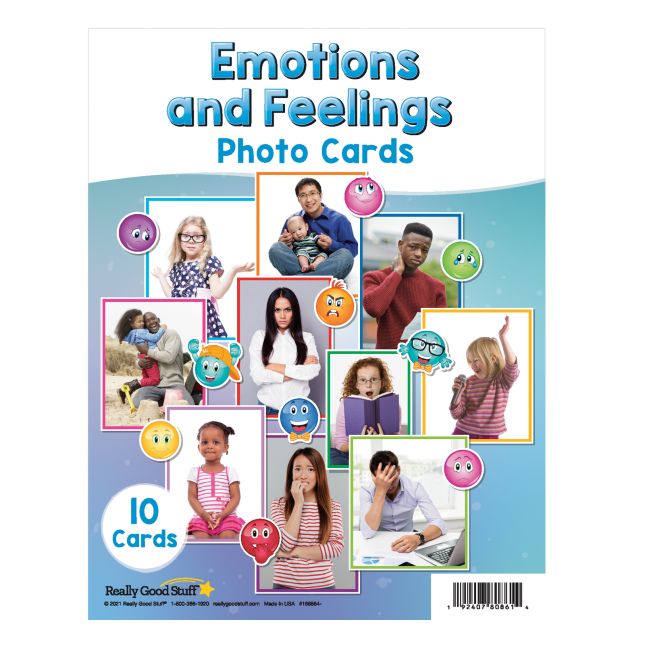 Really Good Stuff® Emotions and Feelings Photo Cards-Set of 10_0