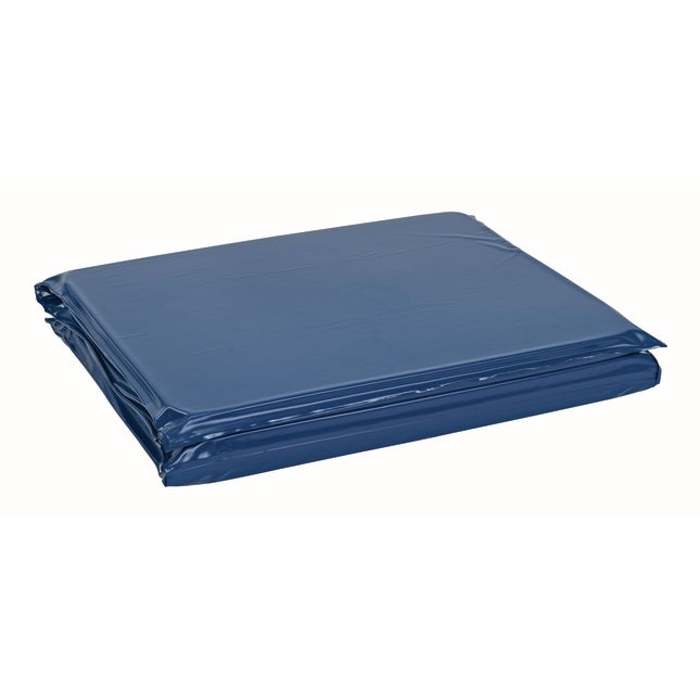 1" Best Value Tri- Fold Rest Mat - Blue, Set of 5