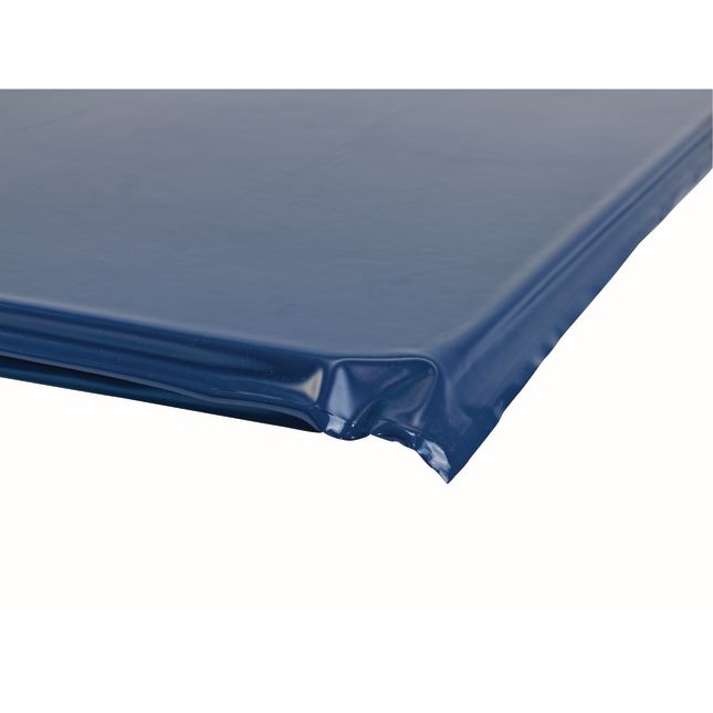 1" Best Value Tri- Fold Rest Mat - Blue, Set of 5