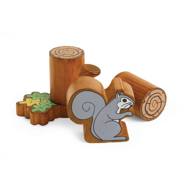 Excellerations® Tree and Squirrel Blocks - Set of 46