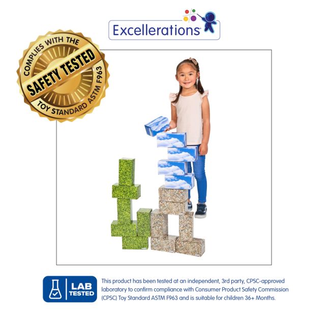 Excellerations® Nature Blocks Set of 18