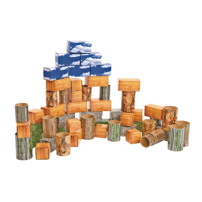 Excellerations® Wooden Building Blocks - Set of 100