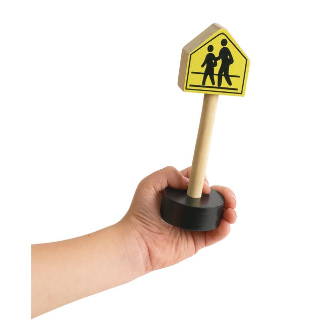 Excellerations® Premium Traffic Signs for Block Play - Set of 15