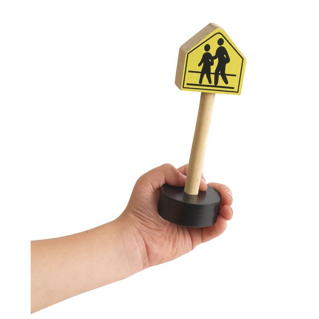 Excellerations® Premium Traffic Signs for Block Play - Set of 15