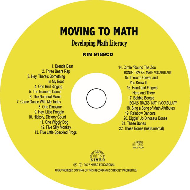 Moving To Math Pre-K Book Set Of 5 With CD