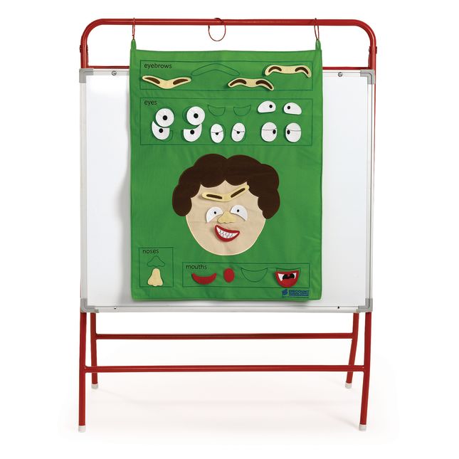 Mobile Reversible Dry Erase Whiteboard Easel